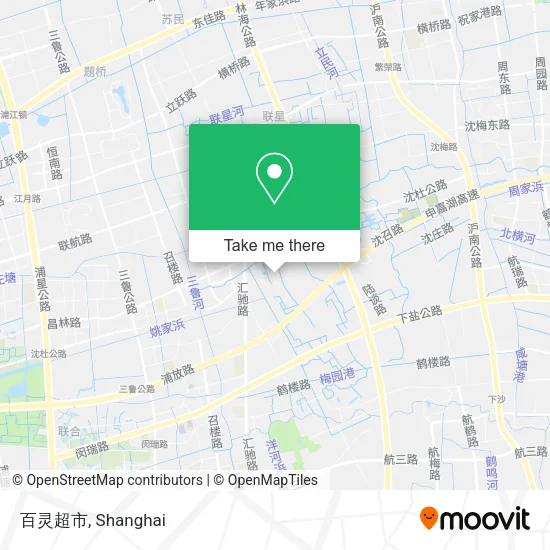 百灵超市 map