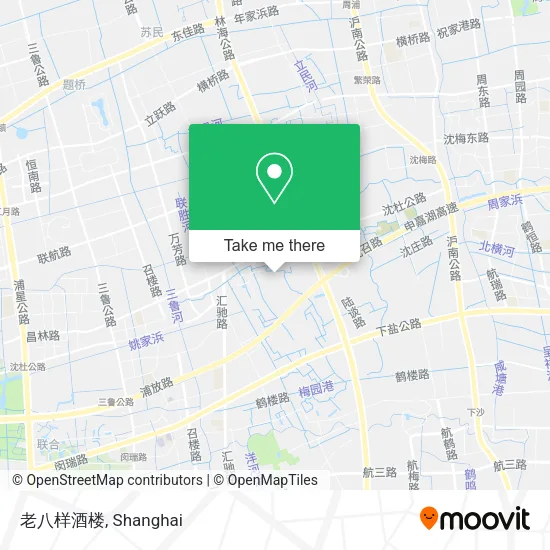老八样酒楼 map