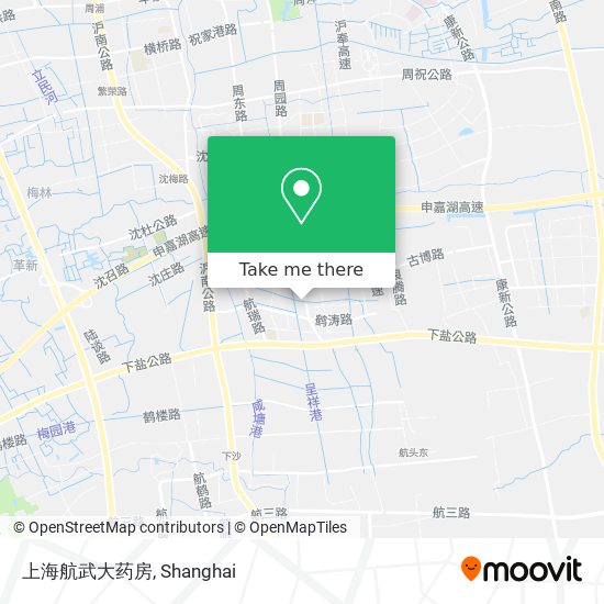 上海航武大药房 map