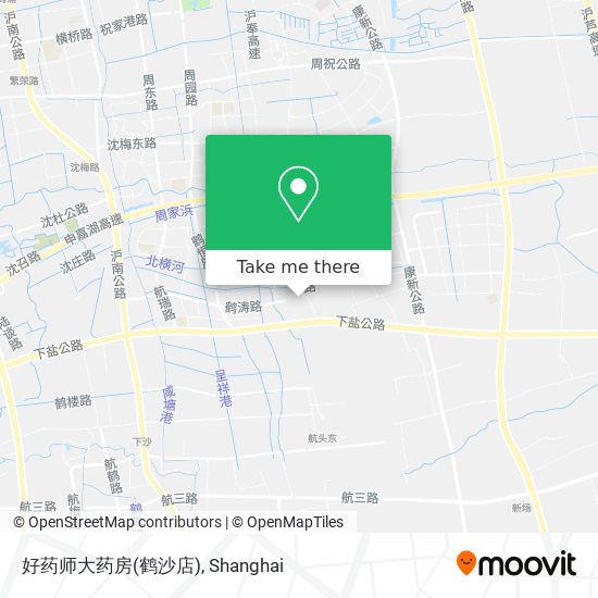 好药师大药房(鹤沙店) map