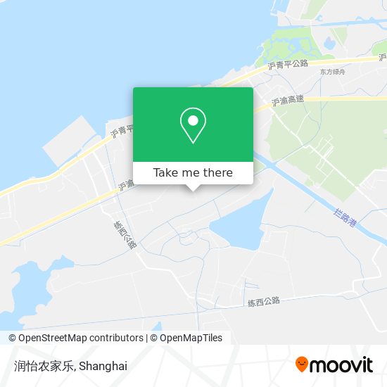 润怡农家乐 map