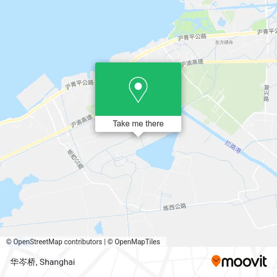 华岑桥 map