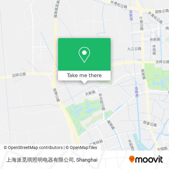 上海派觅琪照明电器有限公司 map