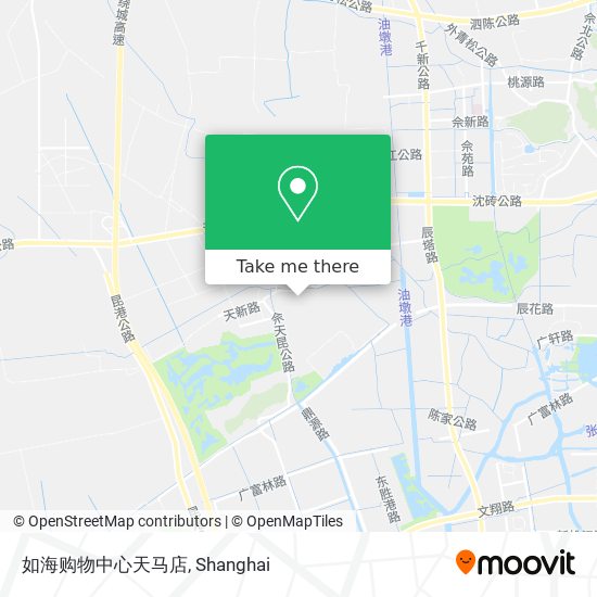 如海购物中心天马店 map