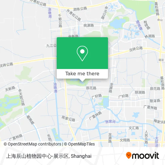 上海辰山植物园中心-展示区 map