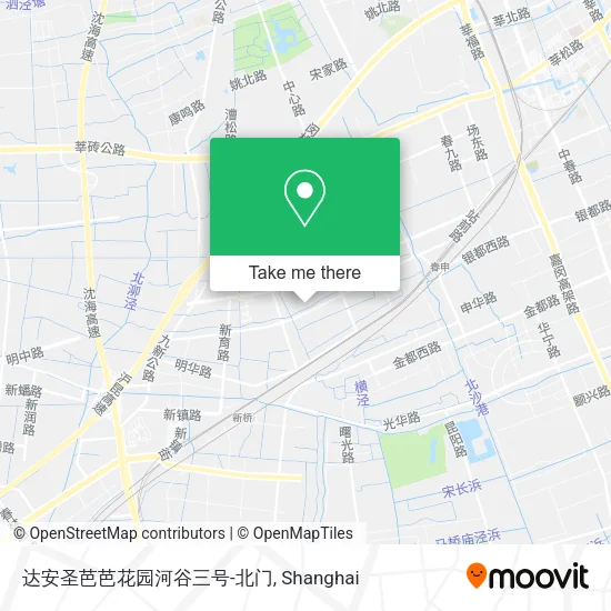 达安圣芭芭花园河谷三号-北门 map