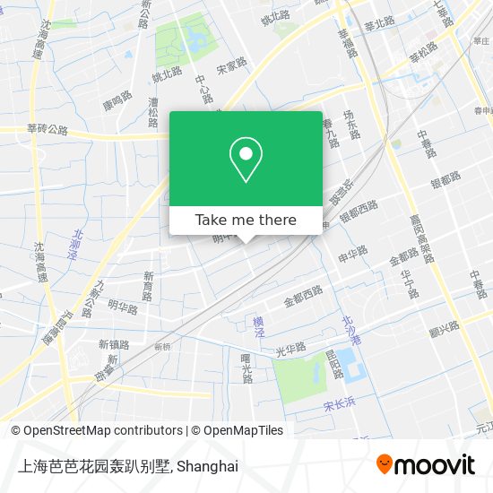 上海芭芭花园轰趴别墅 map