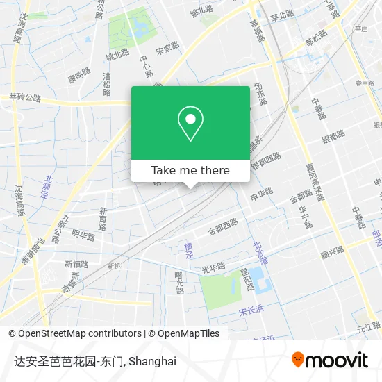 达安圣芭芭花园-东门 map