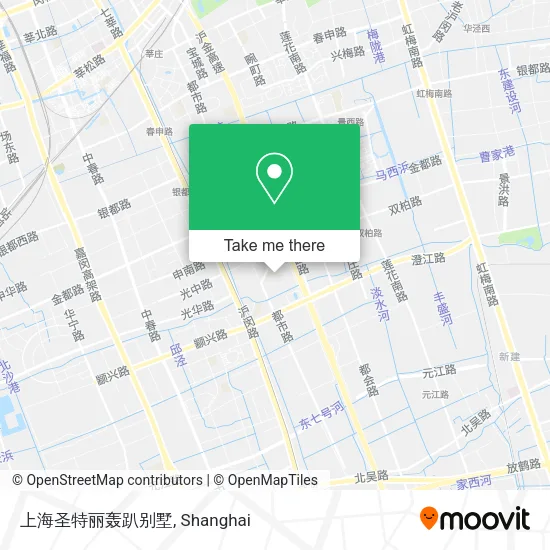 上海圣特丽轰趴别墅 map