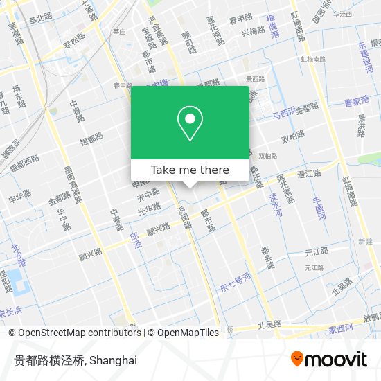 贵都路横泾桥 map