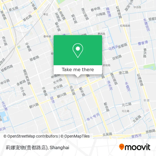 莉娜宠物(贵都路店) map