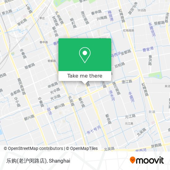 乐购(老沪闵路店) map