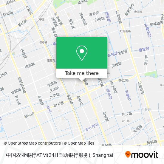 中国农业银行ATM(24H自助银行服务) map