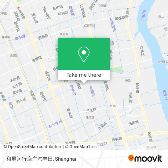 和展闵行店广汽丰田 map