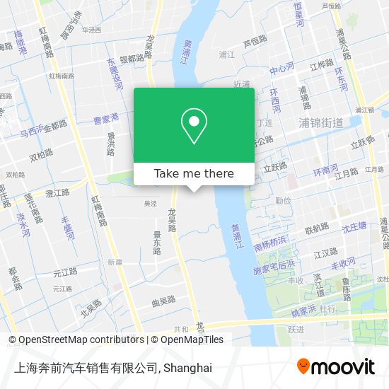 上海奔前汽车销售有限公司 map