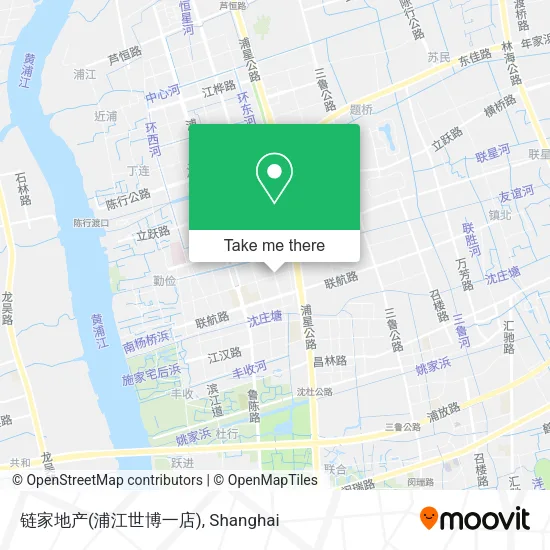 链家地产(浦江世博一店) map