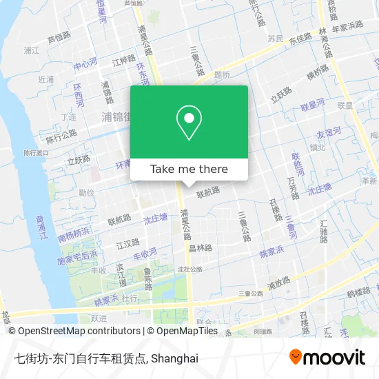 七街坊-东门自行车租赁点 map