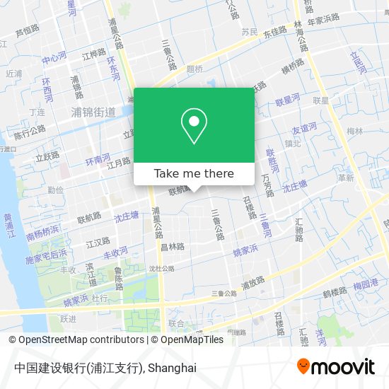 中国建设银行(浦江支行) map