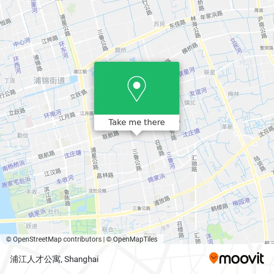 浦江人才公寓 map