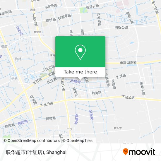 联华超市(叶红店) map