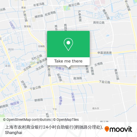 上海市农村商业银行24小时自助银行(鹤驰路分理处) map