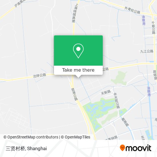 三贤村桥 map