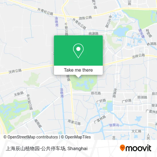 上海辰山植物园-公共停车场 map