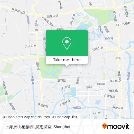 上海辰山植物园-展览温室 map