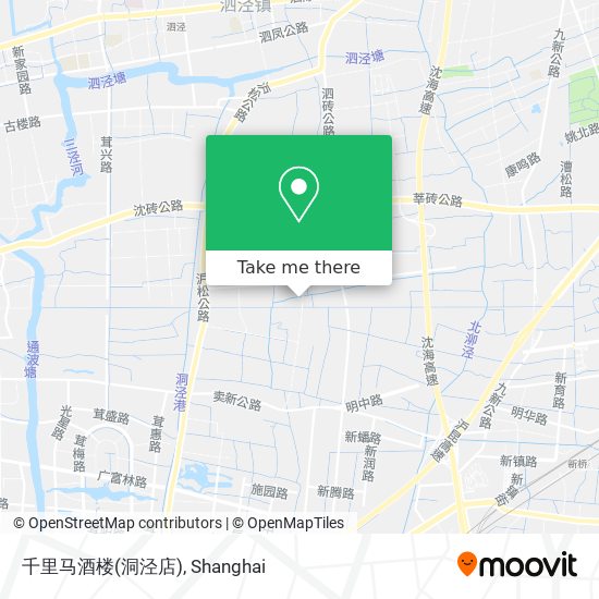 千里马酒楼(洞泾店) map