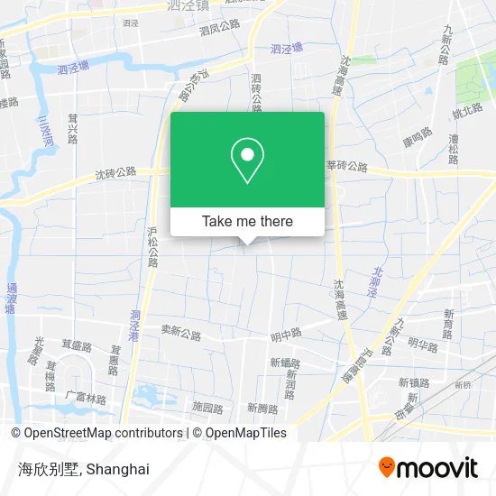 海欣别墅 map
