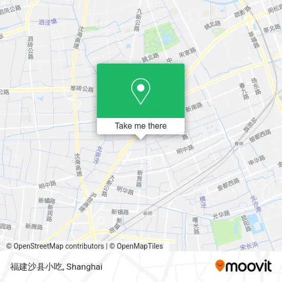 福建沙县小吃 map