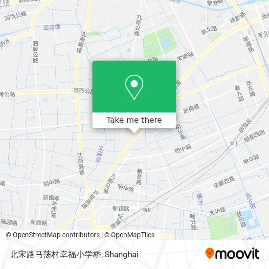 北宋路马荡村幸福小学桥 map