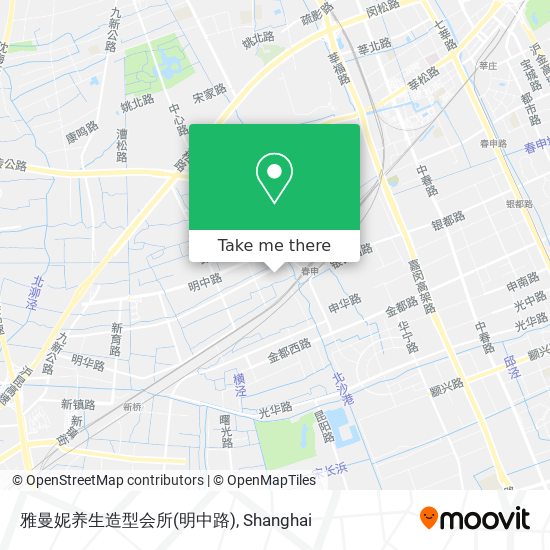 雅曼妮养生造型会所(明中路) map