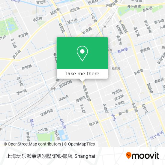 上海玩乐派轰趴别墅馆银都店 map