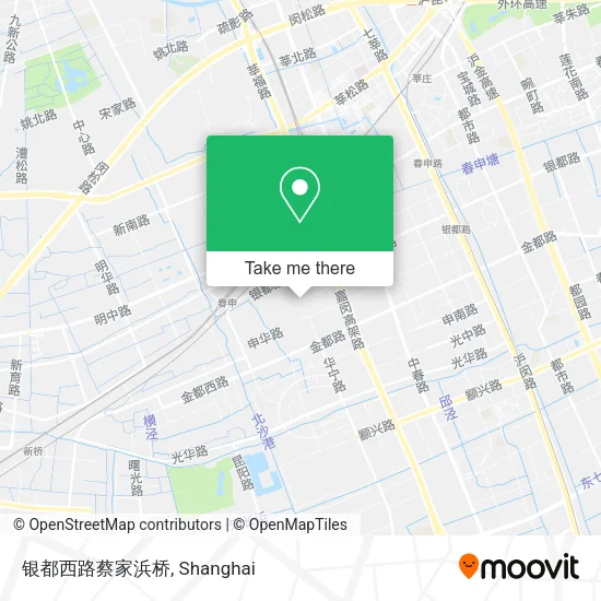 银都西路蔡家浜桥 map