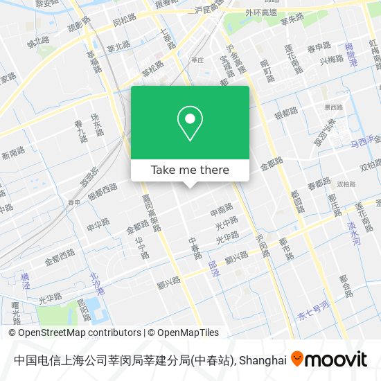 中国电信上海公司莘闵局莘建分局(中春站) map