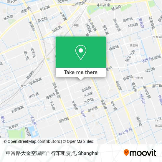 申富路大金空调西自行车租赁点 map