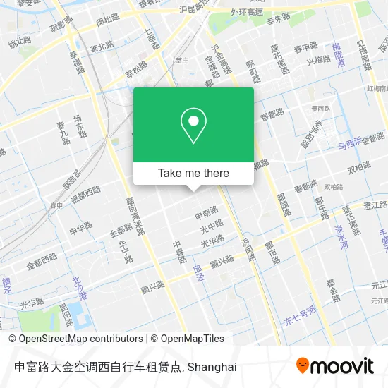申富路大金空调西自行车租赁点 map