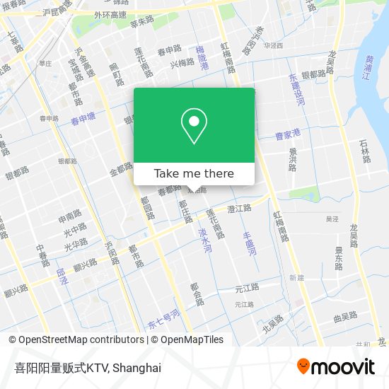 喜阳阳量贩式KTV map