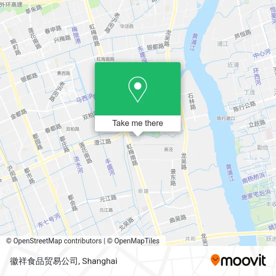 徽祥食品贸易公司 map
