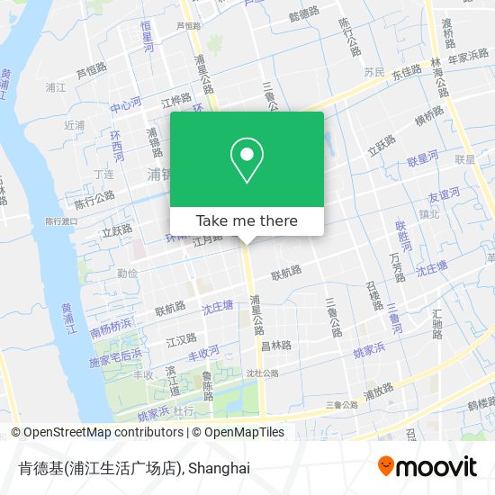 肯德基(浦江生活广场店) map