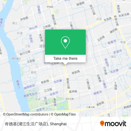 肯德基(浦江生活广场店) map
