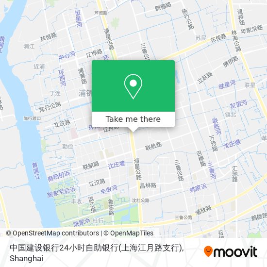 中国建设银行24小时自助银行(上海江月路支行) map