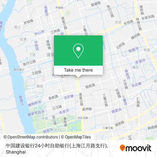 中国建设银行24小时自助银行(上海江月路支行) map
