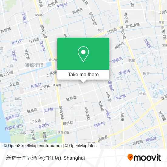 新奇士国际酒店(浦江店) map