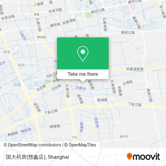 国大药房(慧鑫店) map