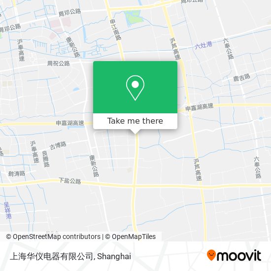 上海华仪电器有限公司 map