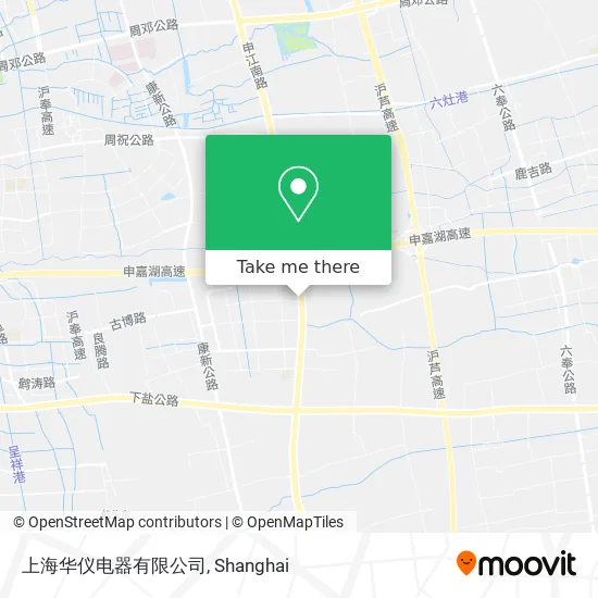 上海华仪电器有限公司 map