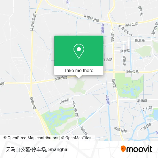 天马山公墓-停车场 map