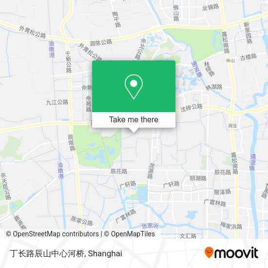丁长路辰山中心河桥 map
